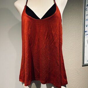 SPAGHETTI STRAP COPPER TANK TOP NWT